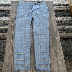 Men’s Topman Plaid Dress Pants